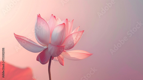 pink lotus flower isolated background