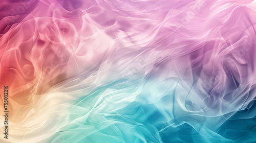 abstract blue and orange smoke background 