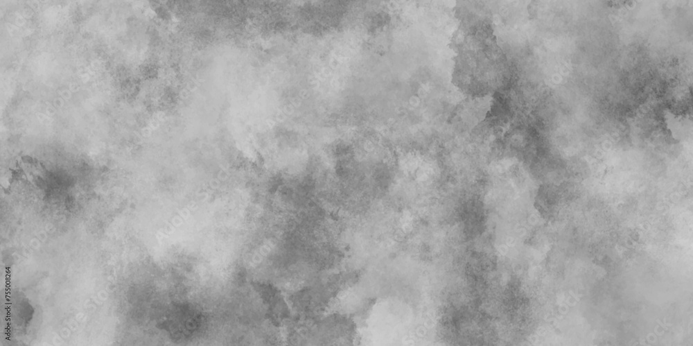 Concrete wall white color grunge texture with grainy stains, Vintage retro grunge old black and white texture, Abstract dark gray smoke cloud texture on black background.