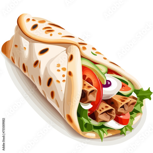Döner Kebap Yufka Gyros Pita | Mediterranean Fastfood invented in Berlin | Perfect for Dinner, Snack Bar, Food Truck