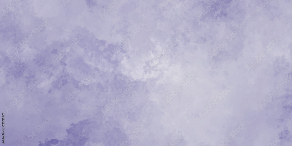 Aquarelle painted fresh and cloudy sky with clouds, Blue winter vector watercolor art background with clouds, abstract blue Soft cumulus cloudscape sky, wet ink effect sky blue color watercolor.	