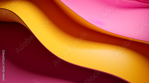 Curved surface with copy space  elegant 3D gradient background