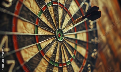 Bullseye, capturing the anticipation and tension as the dart flies through the air towards its target.