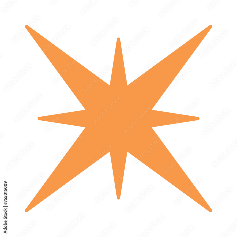 Obraz premium Star icons. twinkling stars. sparkles, shining burst.