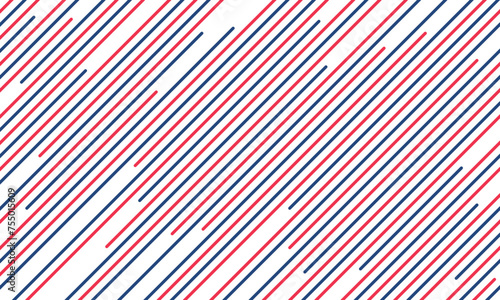 Vintage barbershop vector background. Diagonal red and blue stripes. Vector 10 Eps.