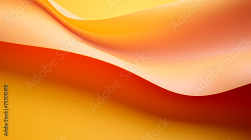 Curved surface with copy space, elegant 3D gradient background