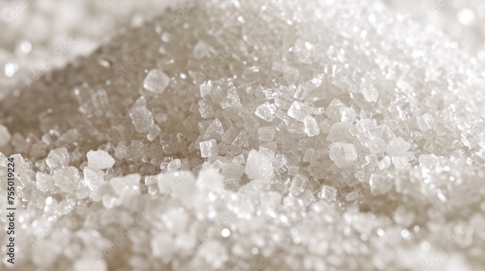 Heap of Sweetness. Sugar Texture Background of Isolated White Crystal Pile Heap of Sweetness. Sugar Texture Background of Isolated White Crystal Pile