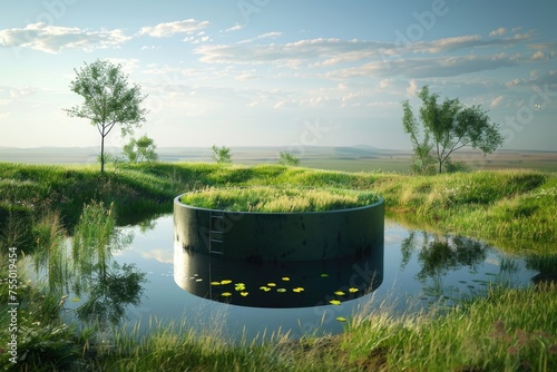 Green Water Tank - A Reservoir for Natural Home Environment photo