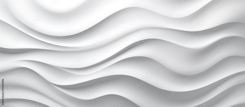 A close-up view of a white wall with wavy lines creating a textured background. The lines are evenly spaced and softly curve across the surface of the wall. A close-up view of a white wall with wavy lines creating a textured background. The lines are evenly spaced and softly curve across the surface of the wall.