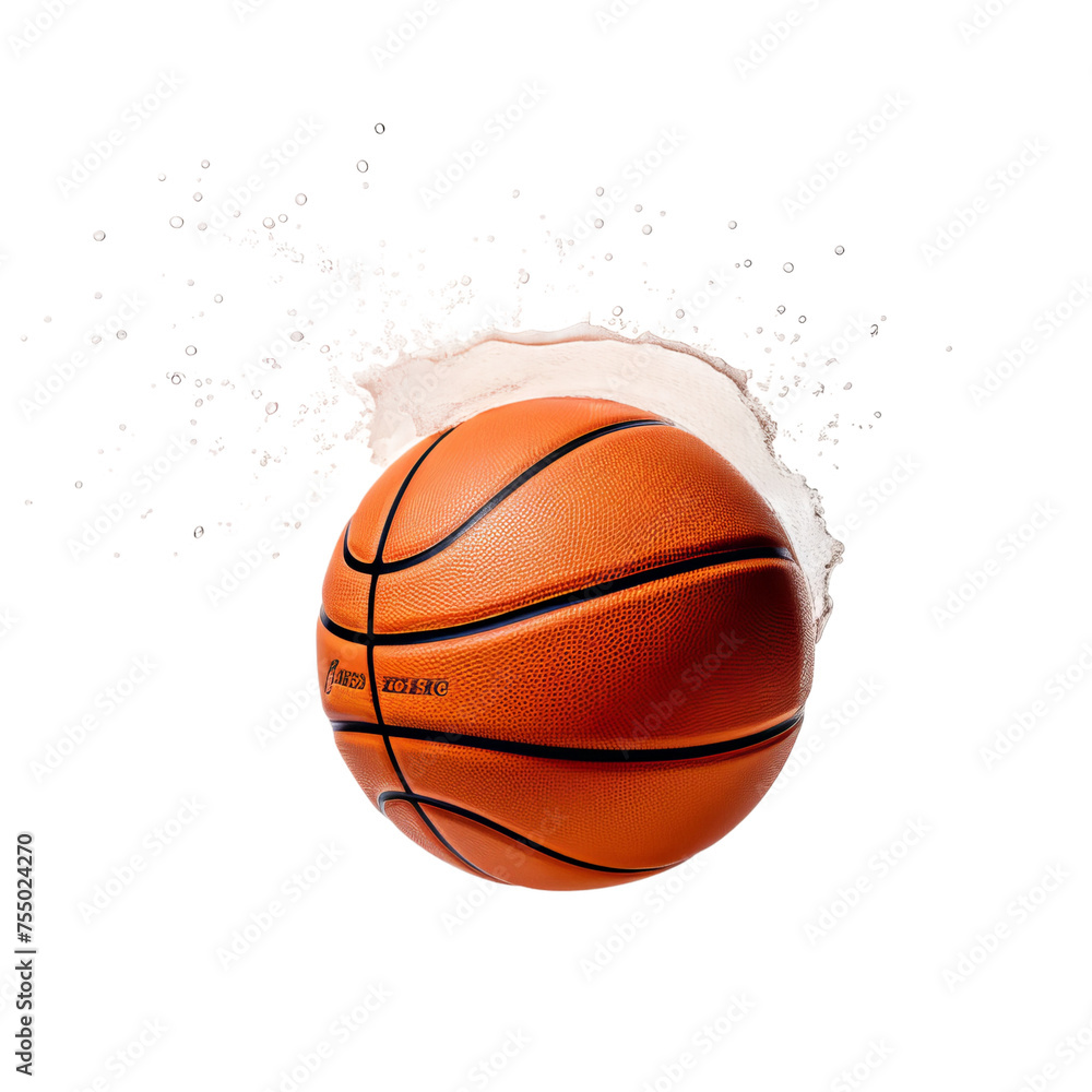 basketball ball isolated on white