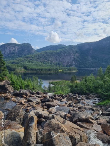 lake in the mountains