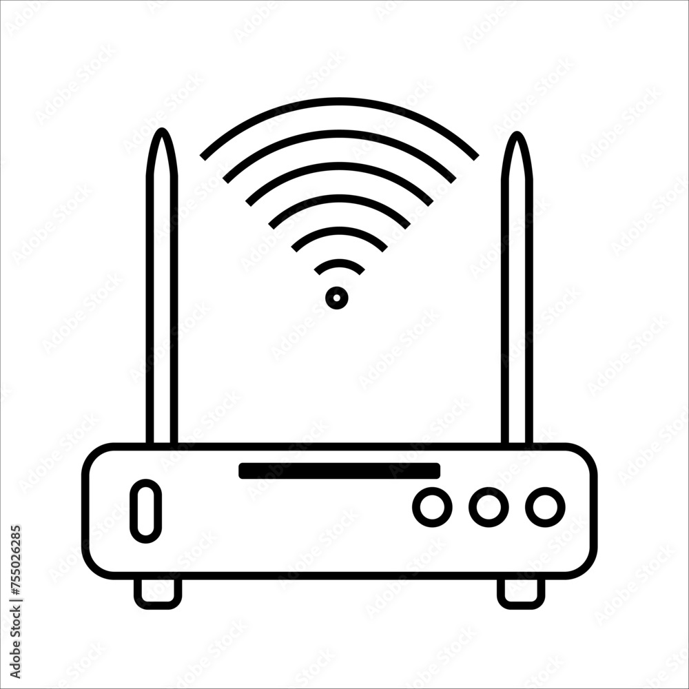Wireless and wifi icon or sign for remote internet access. Podcast vector symbol. Wireless and wifi icon or sign for remote internet access. Podcast vector symbol.
