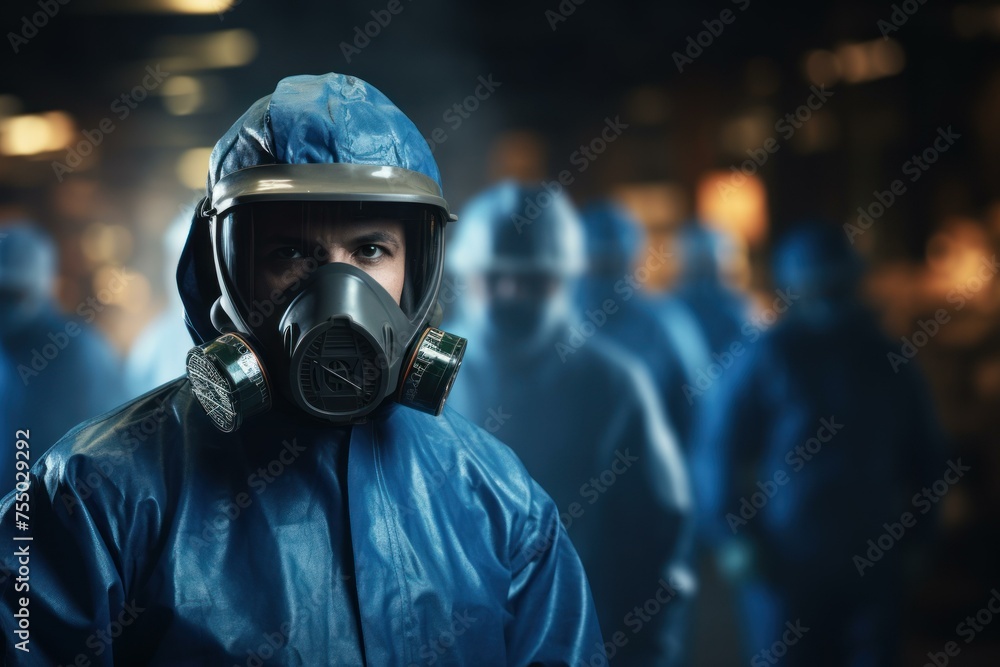 Specialized Person protective gear industry. Architect building. Generate Ai Specialized Person protective gear industry. Architect building. Generate Ai