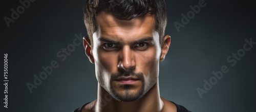 Confident bearded man in a ...
