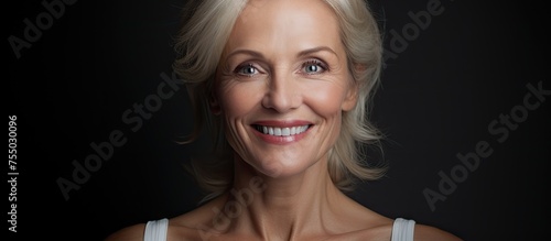 Radiant and Cheerful Blonde...