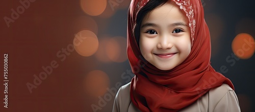 Expressive Young Girl Weari...