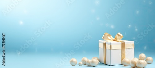 Elegant White Gift Box with...