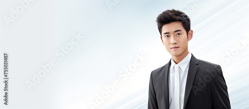 Confident Businessman in El...