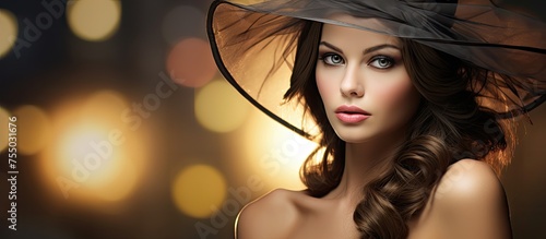 Stylish Woman Flaunting Lon...