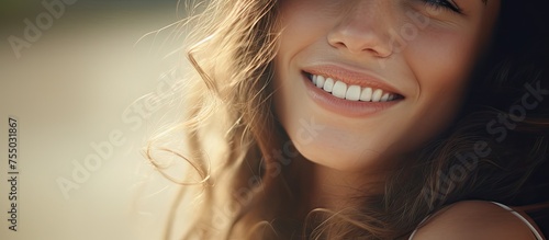 Portrait of a Smiling Woman...