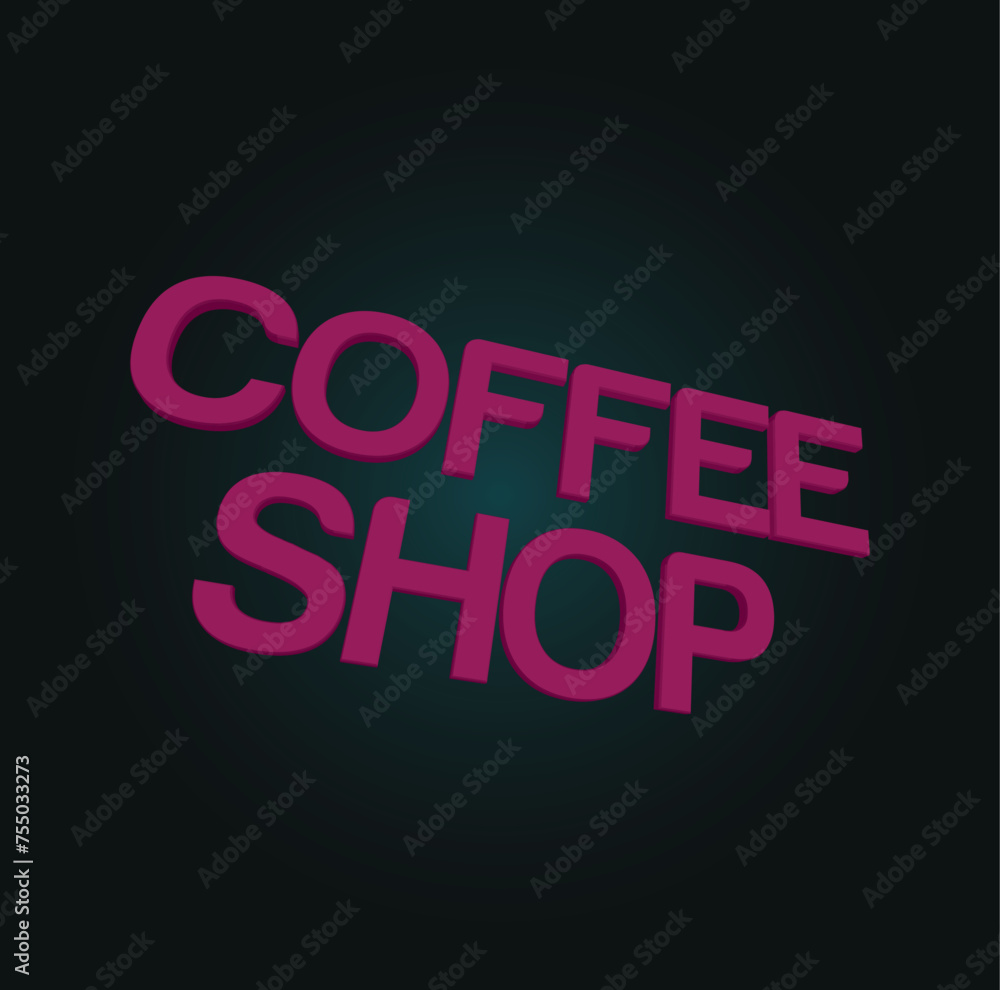 Creative Initial letter coffee shop logo design with modern business vector template. Creative isolated coffee shop monogram logo design


