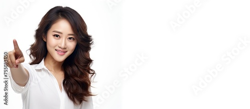 Confident young woman with ...