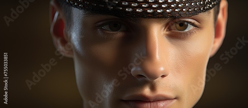 Expressive Man Fashioned wi...