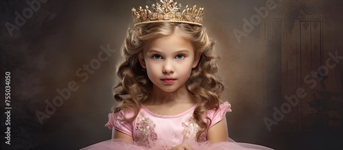 Charming Little Girl with T...