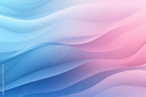 Cornflower Blue to Dusty Pink abstract fluid gradient design, curved wave in motion background for banner, wallpaper, poster, template, flier and cover