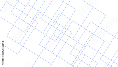 square vector pattern, repeating geometric linear square on different sizes