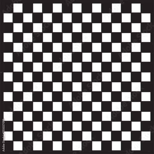 Grid Line Squares, Chessboard Design. Editable Vector Illustration. Transparent Background.	