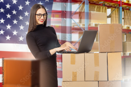Business woman from USA. Wa...