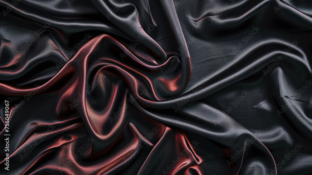 Obraz premium Black and Rosewood silk background