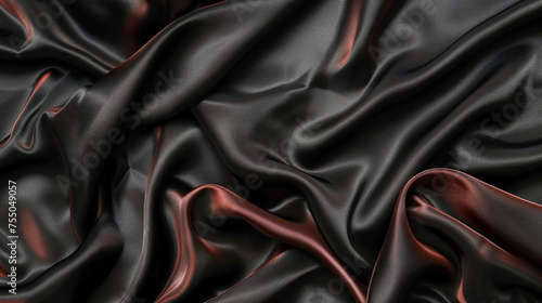 Black and Rosewood silk background 