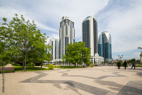 Skyscrapes of Grozny City, Chechnya photo