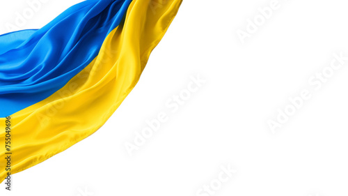 waving flag. Vibrant Ukrainian flag waves majestically  featuring bright blue above and rich yellow below  embodying national pride  in PNG format.