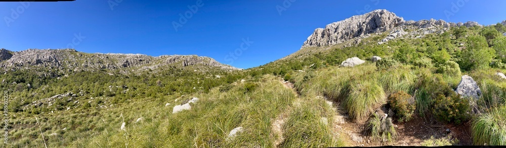 Wanderweg GR221 am Massanella, Mallorca