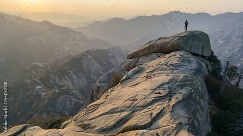 Moro Rock in Sequoia National Park California