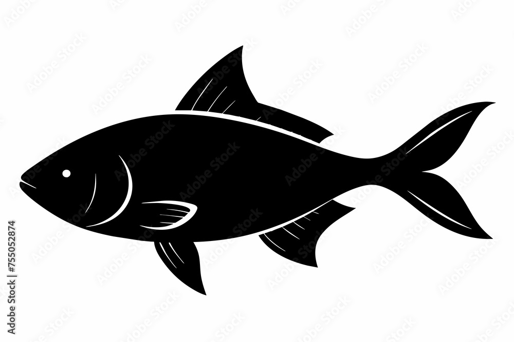 fish silhouette and svg file fish silhouette and svg file