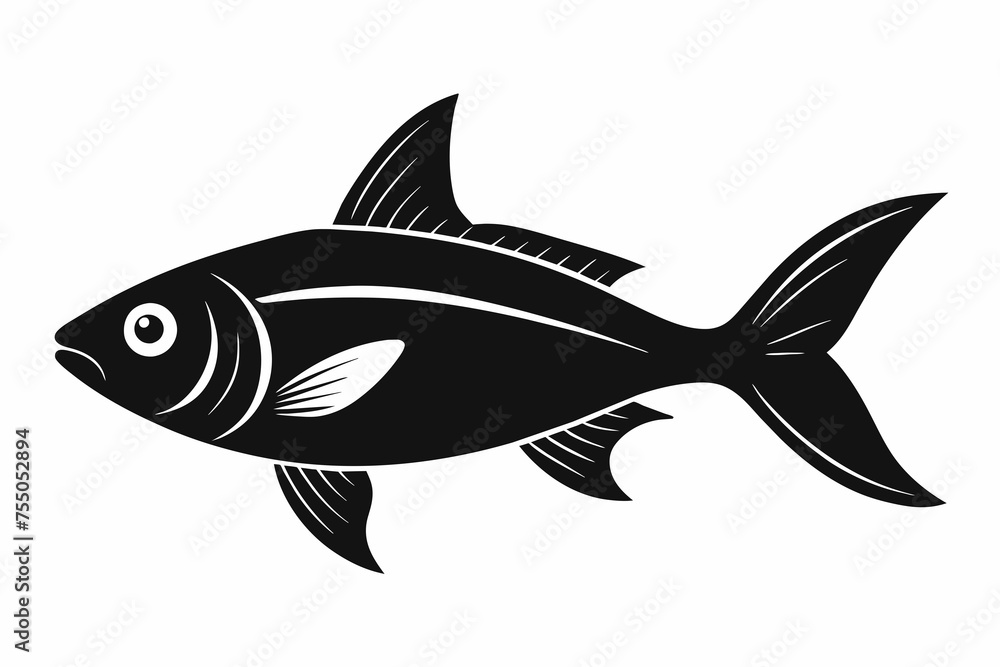 fish silhouette and svg file fish silhouette and svg file