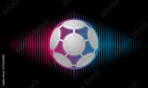 Modern soccer background. Soccer football design. Soccer ball vector illustration. Soccer football design for poster, banner background, and backdrop
