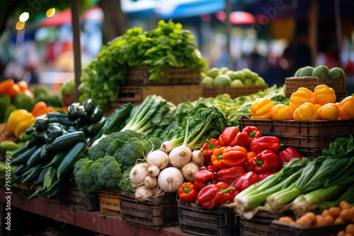 vegetables in the market