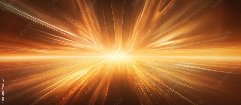 A radiant light illuminates the sky from the center of a dark terrestrial landscape, resembling a glowing lens flare amidst the symmetry of flowering plants and wooden elements A radiant light illuminates the sky from the center of a dark terrestrial landscape, resembling a glowing lens flare amidst the symmetry of flowering plants and wooden elements