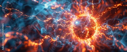 High-resolution photograph of a superconductor, emphasizing its role in future power grids and transportation systems