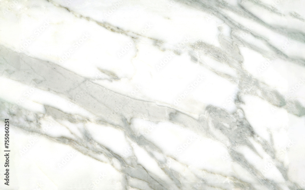 Obraz premium Simple white Calacatta Carrara marble pattern