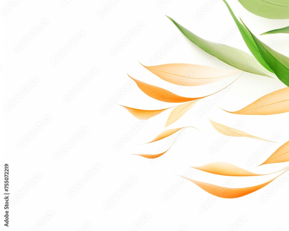 Tea leaves dancing and swirling in a beautiful pastel world Tea leaves dancing and swirling in a beautiful pastel world
