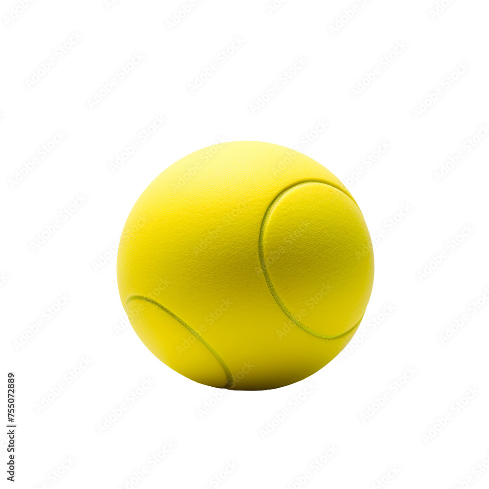 tennis ball isolated on white