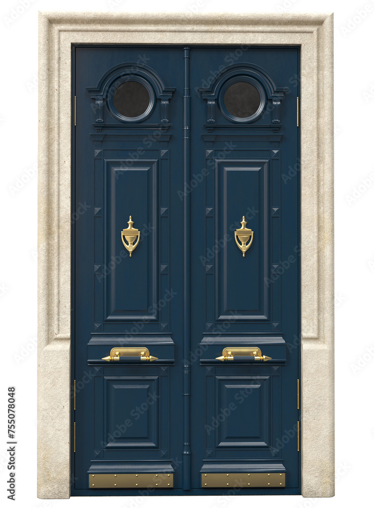 Fototapeta premium Entrance classic doors for the house
