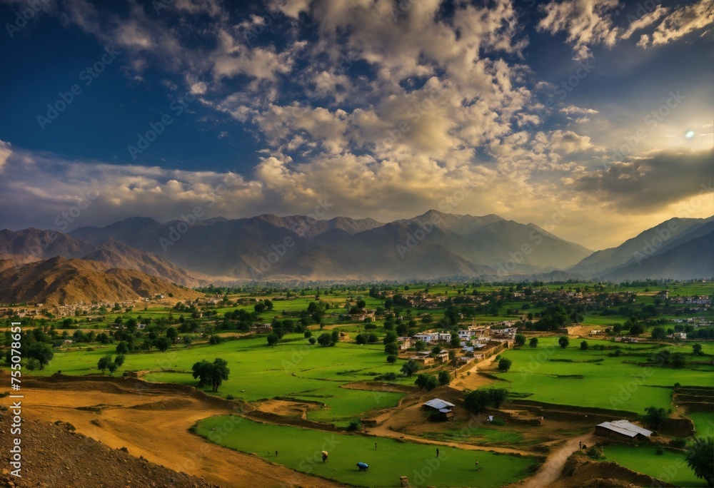 Obraz premium Eye Catching Beautiful View of Khyber Pakhtunkhwa