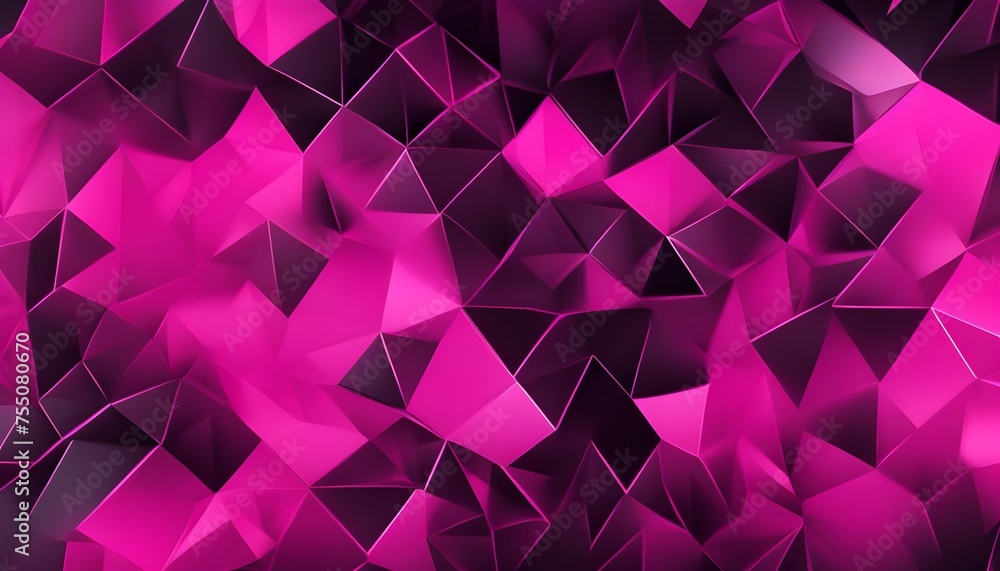 Obraz premium Abstract gaming black and magenta gradient background wallpaper, neon vibrant colors, gaming concept.